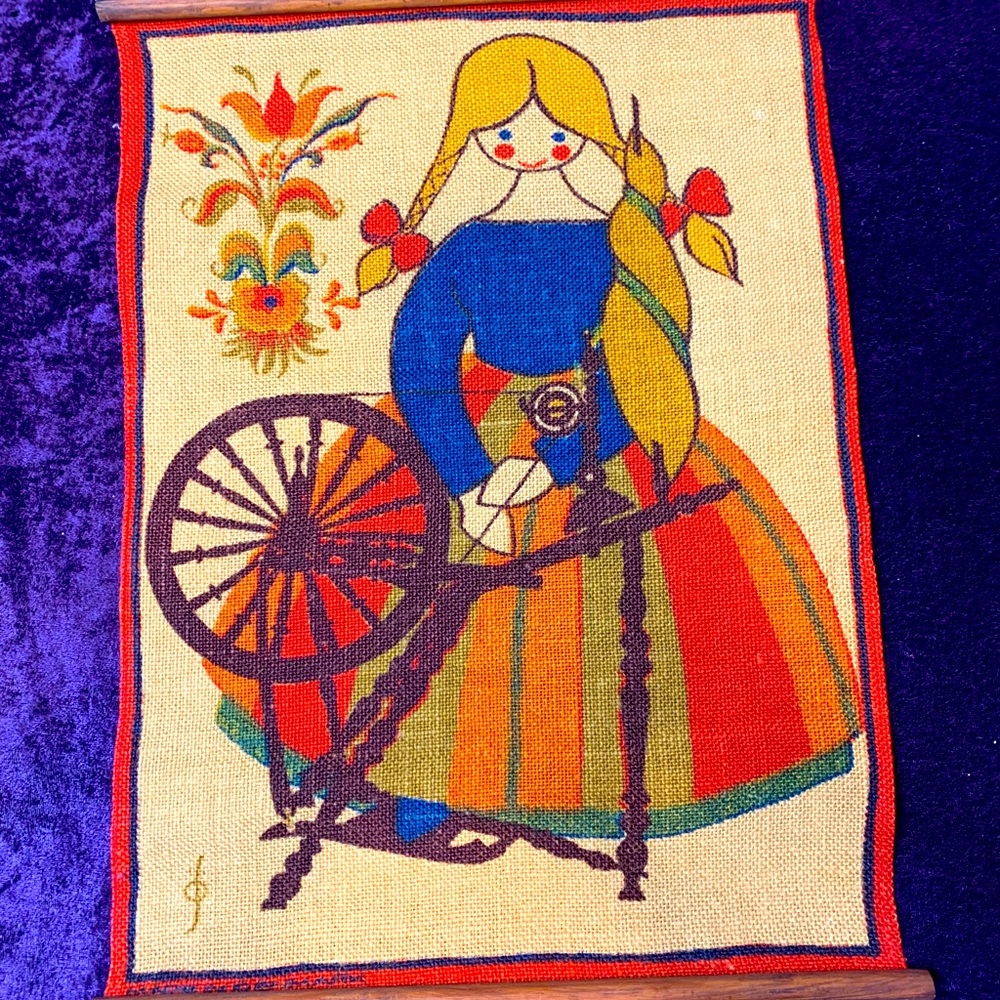 Vintage Denmark Wall Hanging